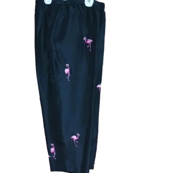 Cracker Factory flamingo black pants size L - Picture 1 of 5